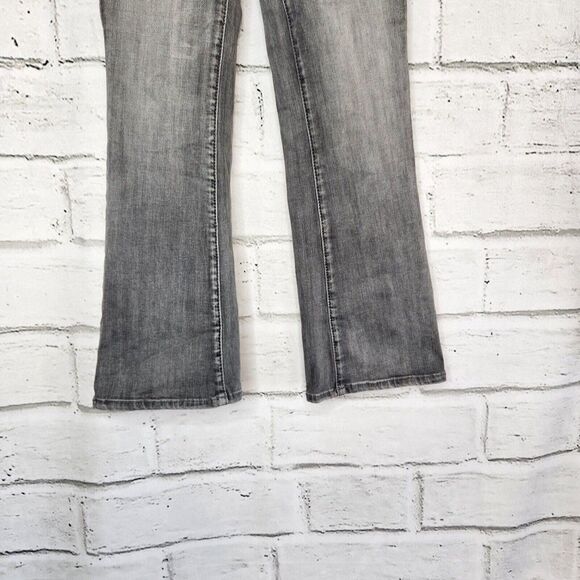 BlankNYC The Vandam Gray Wash Jeans Kick Flare High Rise Womens 24 - Picture 4 of 11